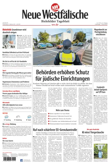 Neue Westfälische - Bielefelder Tageblatt - Bielefeld Ost - 19 Oct 2023