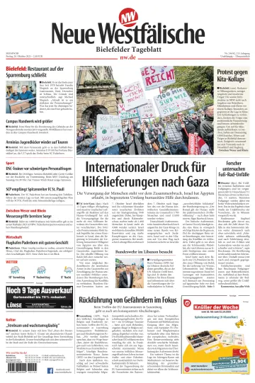 Neue Westfälische - Bielefelder Tageblatt - Bielefeld Ost - 20 Oct 2023