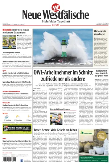 Neue Westfälische - Bielefelder Tageblatt - Bielefeld Ost - 21 Oct 2023