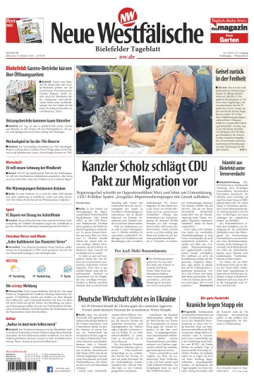 Neue Westfälische - Bielefelder Tageblatt - Bielefeld Ost - 25 Oct 2023