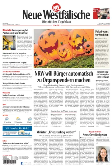 Neue Westfälische - Bielefelder Tageblatt - Bielefeld Ost - 31 Oct 2023
