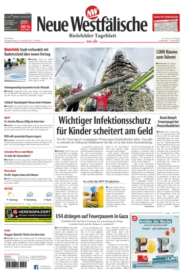 Neue Westfälische - Bielefelder Tageblatt - Bielefeld Ost - 04 11월 2023