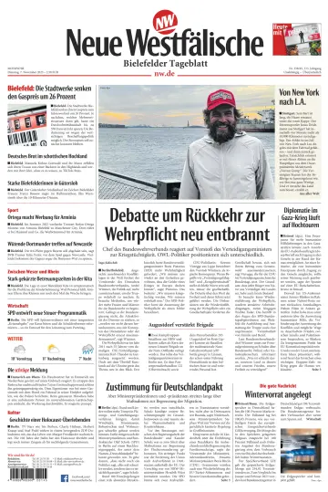 Neue Westfälische - Bielefelder Tageblatt - Bielefeld Ost - 07 11월 2023