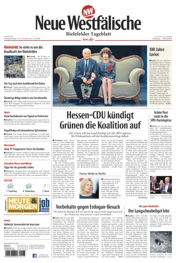 Neue Westfälische - Bielefelder Tageblatt - Bielefeld Ost - 11 Nov 2023