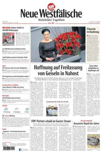 Neue Westfälische - Bielefelder Tageblatt - Bielefeld Ost - 20 Nov 2023