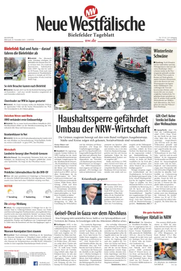 Neue Westfälische - Bielefelder Tageblatt - Bielefeld Ost - 22 Nov 2023