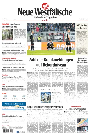 Neue Westfälische - Bielefelder Tageblatt - Bielefeld Ost - 27 11월 2023