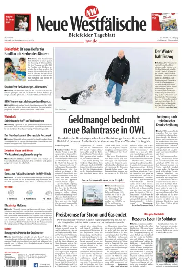 Neue Westfälische - Bielefelder Tageblatt - Bielefeld Ost - 29 Nov 2023