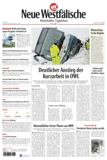 Neue Westfälische - Bielefelder Tageblatt - Bielefeld Ost - 30 11월 2023