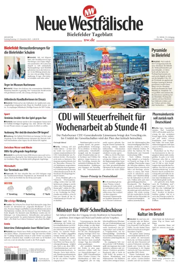 Neue Westfälische - Bielefelder Tageblatt - Bielefeld Ost - 02 12월 2023