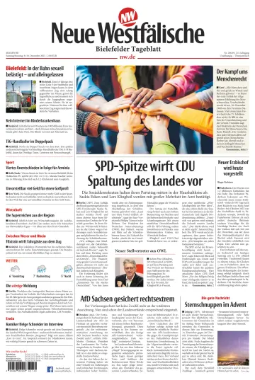 Neue Westfälische - Bielefelder Tageblatt - Bielefeld Ost - 9 Dec 2023