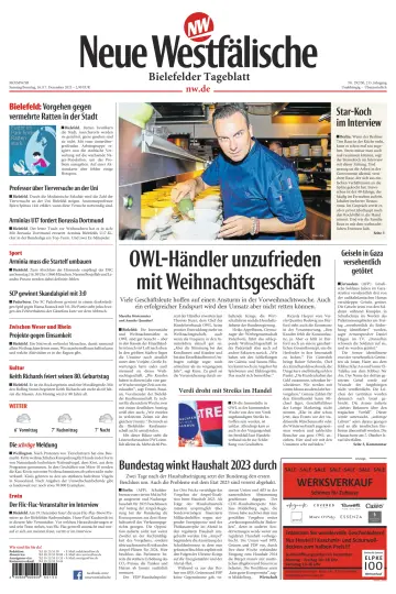 Neue Westfälische - Bielefelder Tageblatt - Bielefeld Ost - 16 Dec 2023