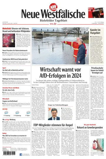 Neue Westfälische - Bielefelder Tageblatt - Bielefeld Ost - 2 Jan 2024