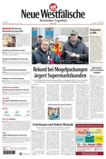 Neue Westfälische - Bielefelder Tageblatt - Bielefeld Ost - 6 Jan 2024