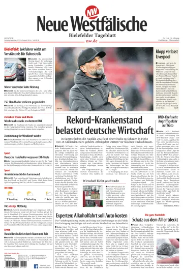 Neue Westfälische - Bielefelder Tageblatt - Bielefeld Ost - 27 1월 2024