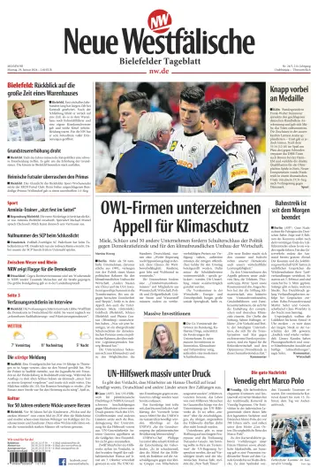 Neue Westfälische - Bielefelder Tageblatt - Bielefeld Ost - 29 1월 2024