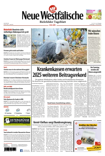 Neue Westfälische - Bielefelder Tageblatt - Bielefeld Ost - 29 Mar 2024
