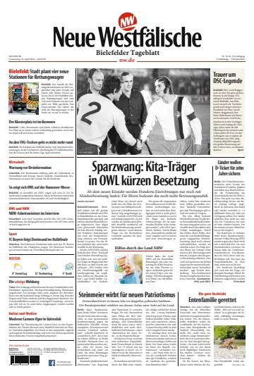 Neue Westfälische - Bielefelder Tageblatt - Bielefeld Ost - 18 四月 2024