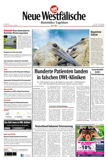 Neue Westfälische - Bielefelder Tageblatt - Bielefeld Ost - 26 апр. 2024