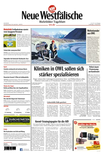 Neue Westfälische - Bielefelder Tageblatt - Bielefeld Ost - 27 abr. 2024