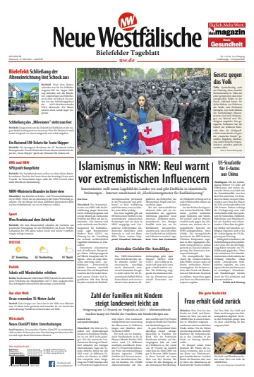 Neue Westfälische - Bielefelder Tageblatt - Bielefeld Ost - 15 май 2024
