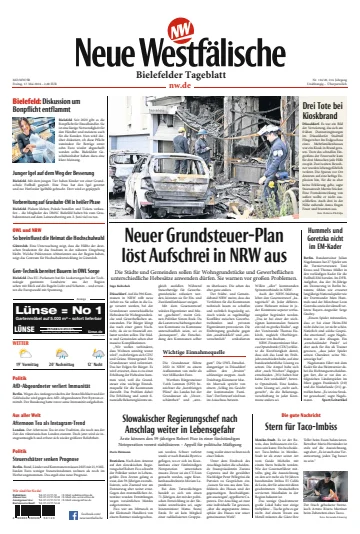 Neue Westfälische - Bielefelder Tageblatt - Bielefeld Ost - 17 май 2024