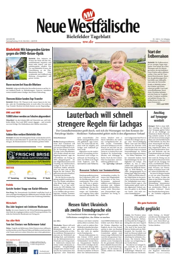 Neue Westfälische - Bielefelder Tageblatt - Bielefeld Ost - 25 May 2024