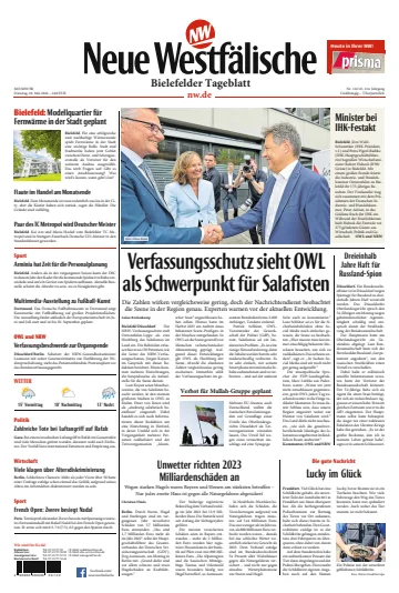 Neue Westfälische - Bielefelder Tageblatt - Bielefeld Ost - 28 May 2024