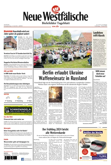 Neue Westfälische - Bielefelder Tageblatt - Bielefeld Ost - 1 Jun 2024