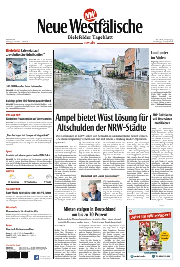 Neue Westfälische - Bielefelder Tageblatt - Bielefeld Ost - 3 Jun 2024