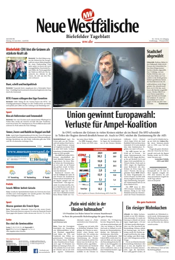 Neue Westfälische - Bielefelder Tageblatt - Bielefeld Ost - 10 Jun 2024