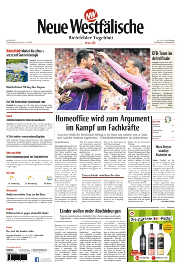 Neue Westfälische - Bielefelder Tageblatt - Bielefeld Ost - 20 Jun 2024