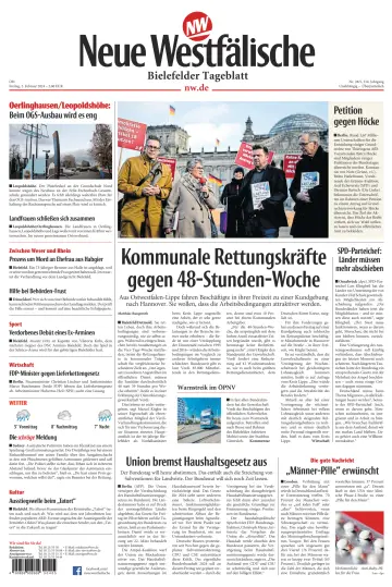 Neue Westfälische - Bielefelder Tageblatt - Bielefeld mit Oerlinghausen - 2 Feb 2024