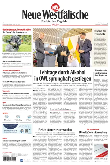 Neue Westfälische - Bielefelder Tageblatt - Bielefeld mit Oerlinghausen - 8 Feb 2024