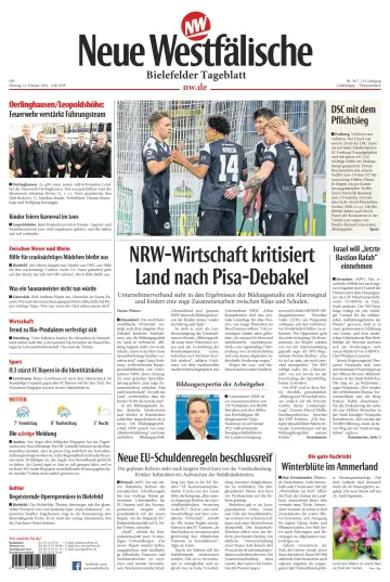 Neue Westfälische - Bielefelder Tageblatt - Bielefeld mit Oerlinghausen - 12 Feb 2024