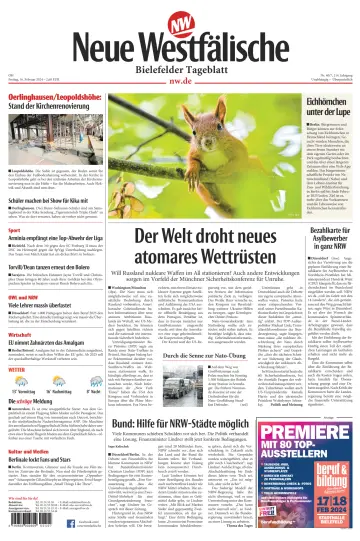 Neue Westfälische - Bielefelder Tageblatt - Bielefeld mit Oerlinghausen - 16 Feb 2024
