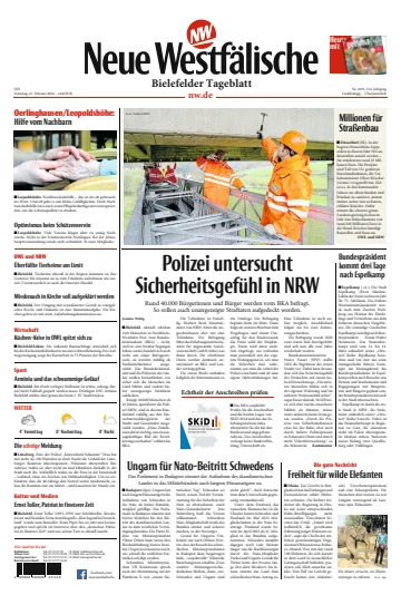Neue Westfälische - Bielefelder Tageblatt - Bielefeld mit Oerlinghausen - 27 Feb 2024