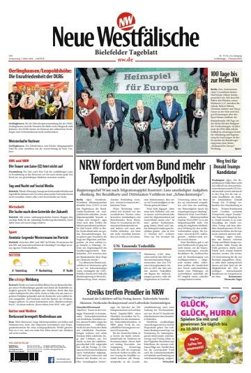 Neue Westfälische - Bielefelder Tageblatt - Bielefeld mit Oerlinghausen - 7 Mar 2024