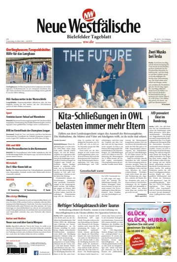 Neue Westfälische - Bielefelder Tageblatt - Bielefeld mit Oerlinghausen - 14 Mar 2024