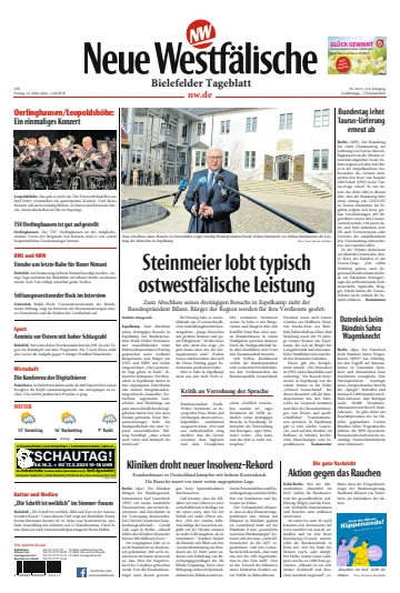 Neue Westfälische - Bielefelder Tageblatt - Bielefeld mit Oerlinghausen - 15 Mar 2024