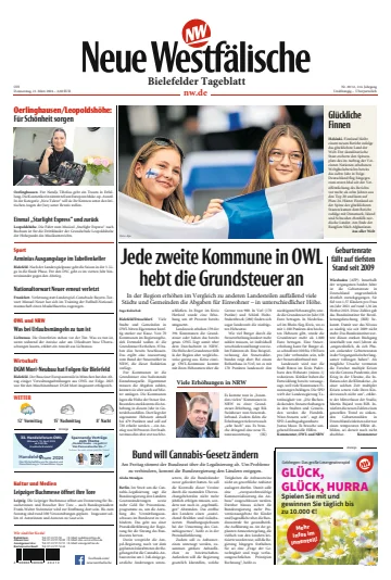 Neue Westfälische - Bielefelder Tageblatt - Bielefeld mit Oerlinghausen - 21 Mar 2024