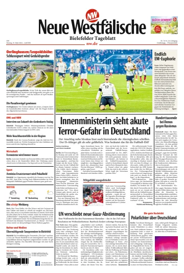 Neue Westfälische - Bielefelder Tageblatt - Bielefeld mit Oerlinghausen - 25 Mar 2024