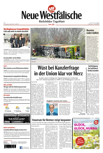 Neue Westfälische - Bielefelder Tageblatt - Bielefeld mit Oerlinghausen - 28 Mar 2024