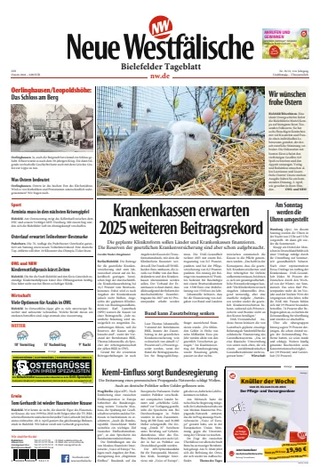 Neue Westfälische - Bielefelder Tageblatt - Bielefeld mit Oerlinghausen - 29 Mar 2024