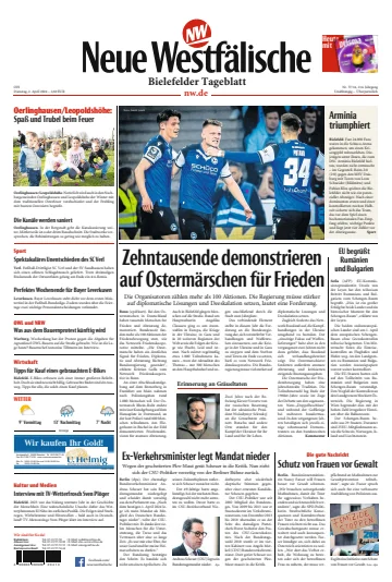 Neue Westfälische - Bielefelder Tageblatt - Bielefeld mit Oerlinghausen - 2 Apr 2024