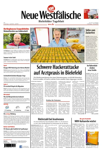 Neue Westfälische - Bielefelder Tageblatt - Bielefeld mit Oerlinghausen - 11 四月 2024