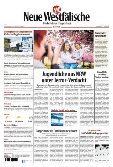 Neue Westfälische - Bielefelder Tageblatt - Bielefeld mit Oerlinghausen - 13 Apr 2024