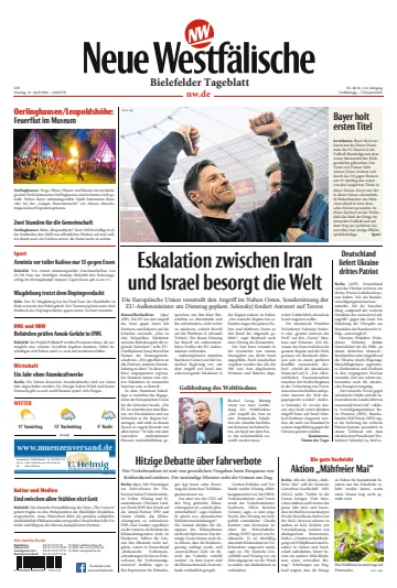 Neue Westfälische - Bielefelder Tageblatt - Bielefeld mit Oerlinghausen - 15 Apr 2024
