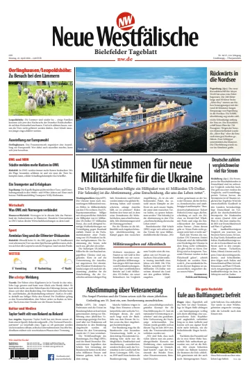 Neue Westfälische - Bielefelder Tageblatt - Bielefeld mit Oerlinghausen - 22 Ebri 2024