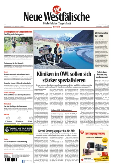 Neue Westfälische - Bielefelder Tageblatt - Bielefeld mit Oerlinghausen - 27 四月 2024